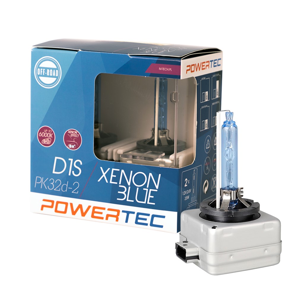 Powertec D1S Xenon Blue - Set