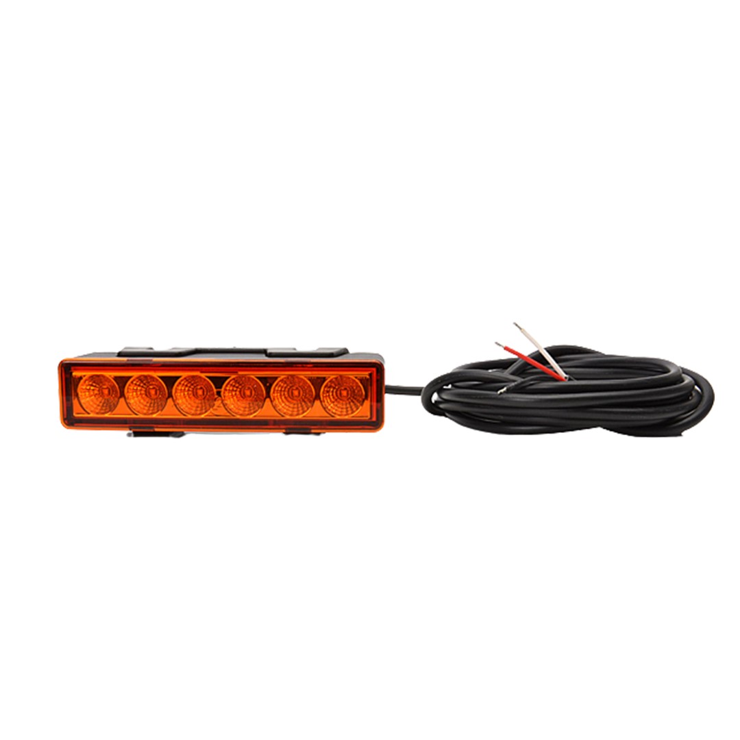 M-tech LED Zwaailamp - 7,3W - Oranje / geel - 10V-33V	