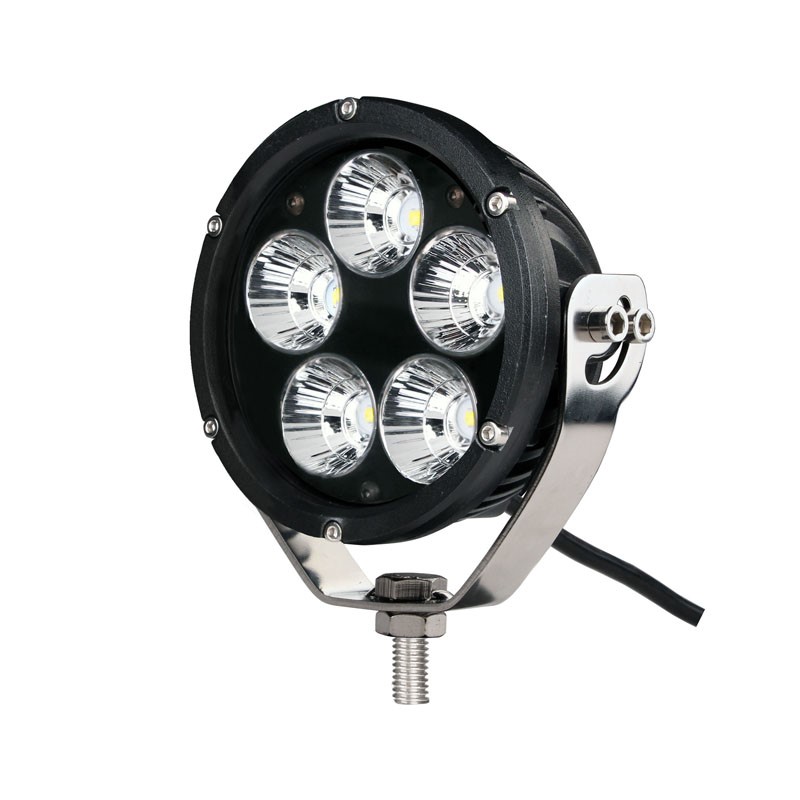 M-Tech LED Werklamp / Rijverlichting - 50W - 3500 Lumen - Rond - Black serie