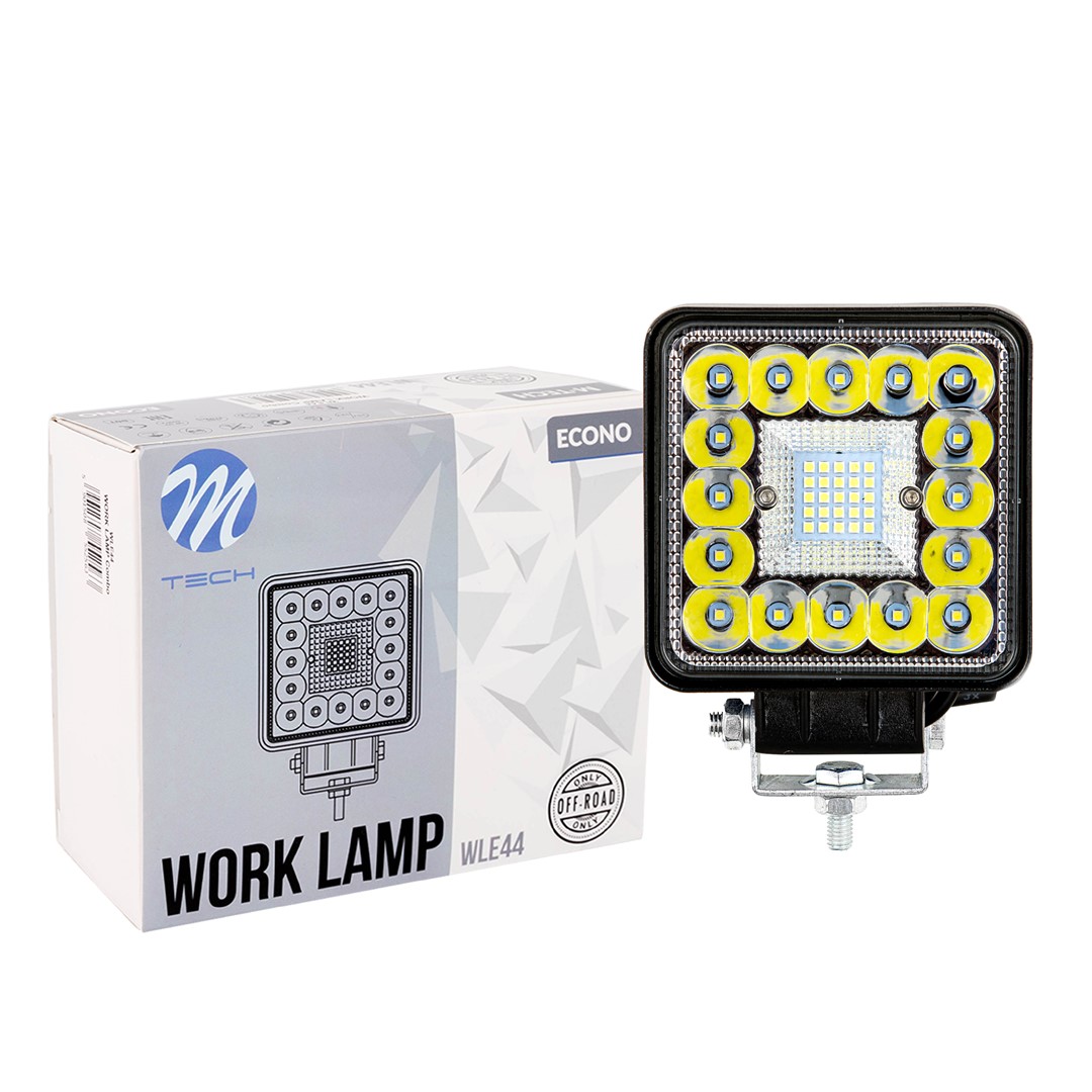 M-Tech LED Werklamp breedstraler + verstraler - 10-30V 33W - 2740 Lumen / 6500K - Vierkant