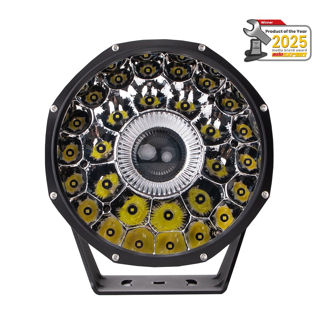 M-TECH WERKLAMP LASER LANGE AFSTAND - 28xHP LED + 1x30W Witte Laser LED, 12-24V