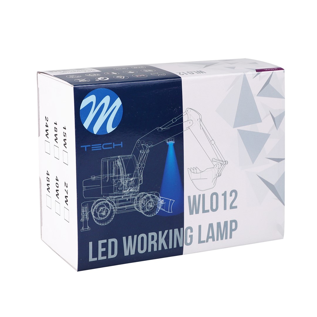 M-Tech LED Werklamp schijnwerper - 27W - 2025 Lumen	