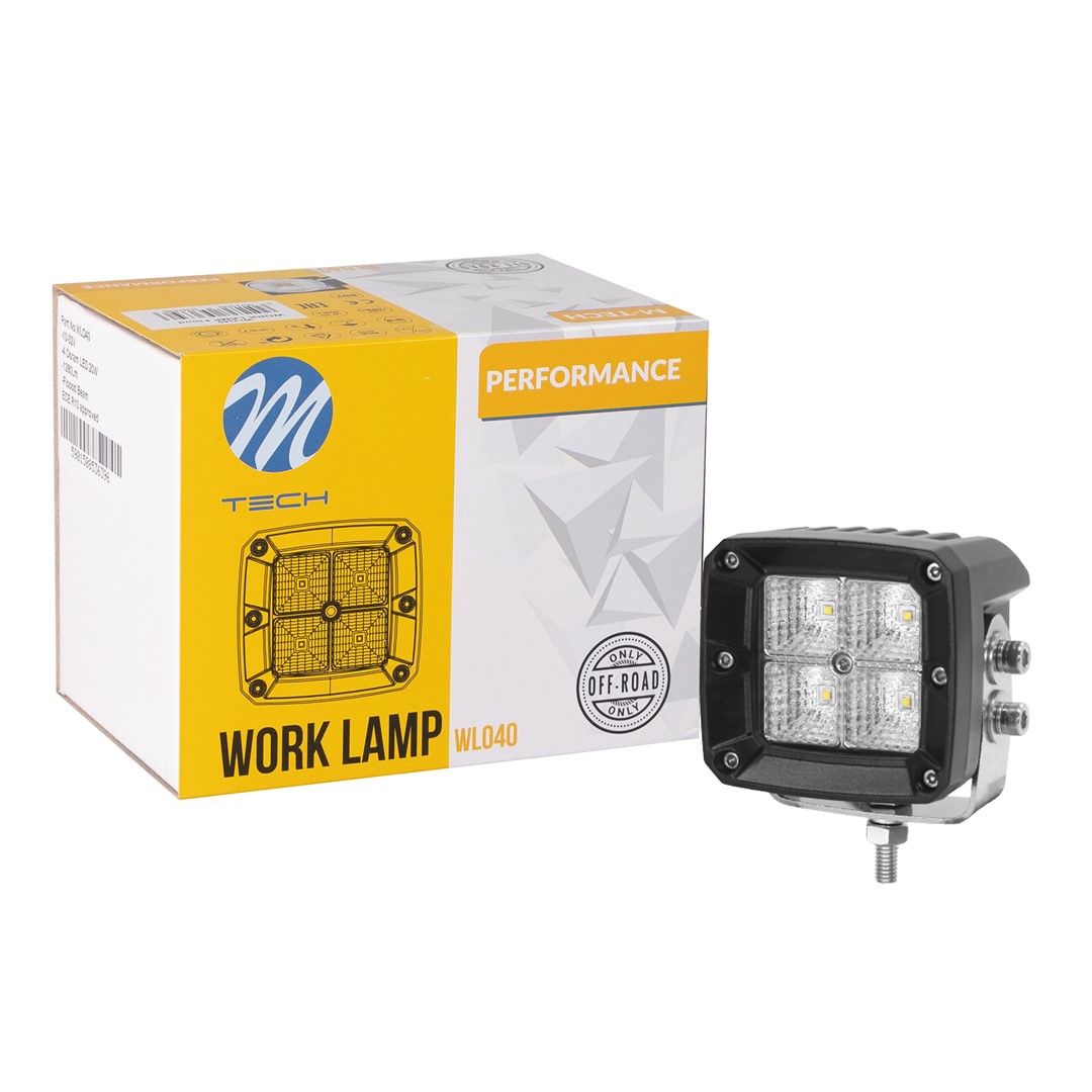 M-Tech LED Werklamp schijnwerper - 20W - 1280 Lumen - performance series	