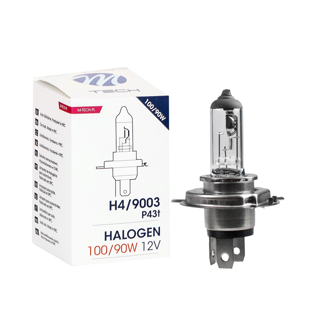 M-Tech - H4 12V 90/100W - Basic - Enkel