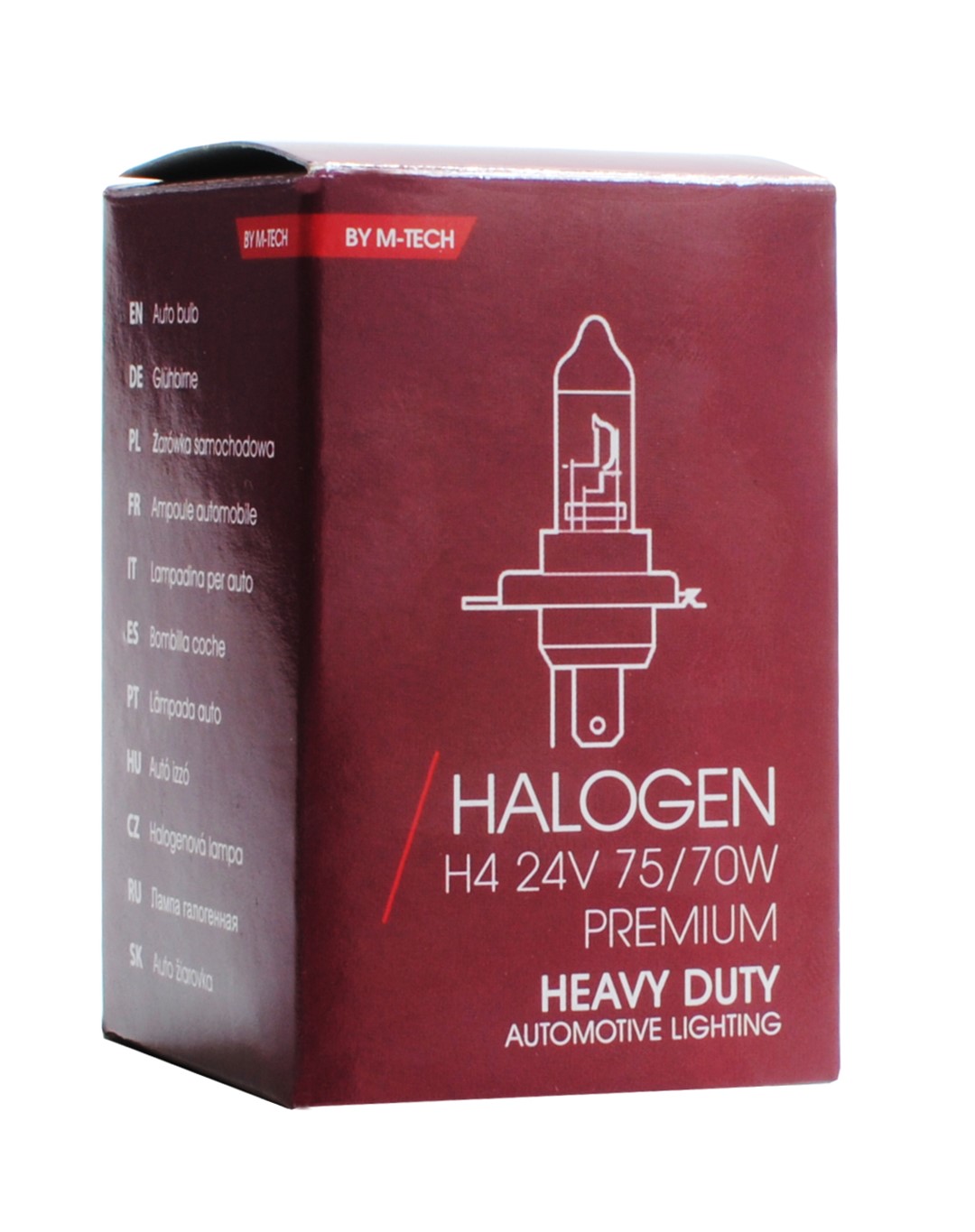 M-Tech H4 24V 75/70W - HEAVY DUTY - ( Per 10 stuks )